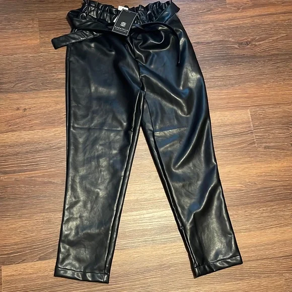 Bagatelle Faux Leather Pants (NEVER WORN) - Picture 1 of 4